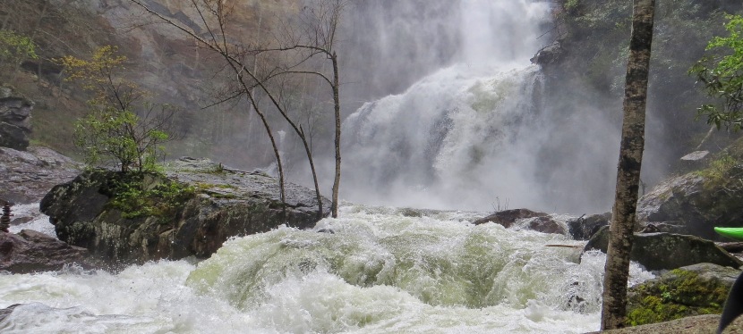 High Falls on the West Fork Tuckaseegee River Trip Report 4/18/15