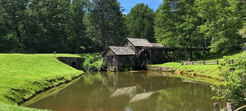 Mabry Mill On A Summer Day